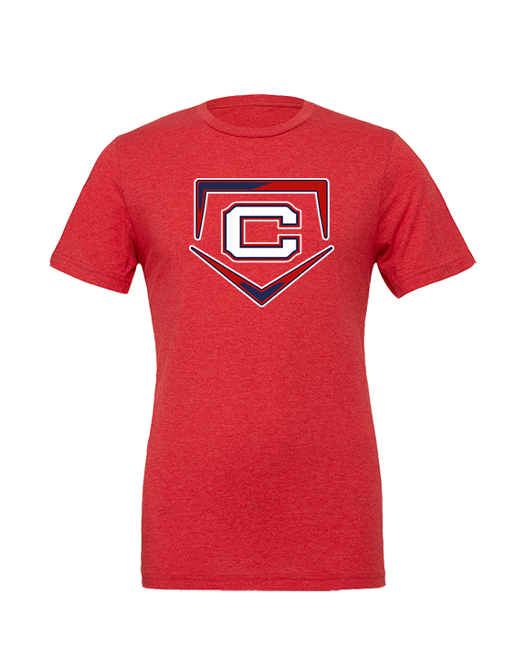St. Lucie West Centennial HS Baseball Plate - Tri-Blend Shirt