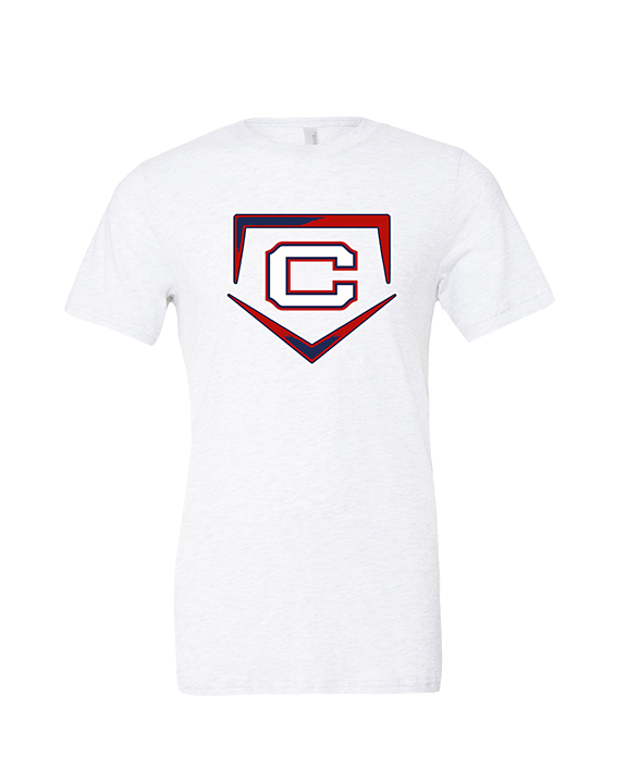 St. Lucie West Centennial HS Baseball Plate - Tri-Blend Shirt