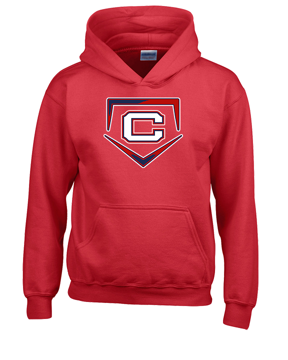 St. Lucie West Centennial HS Baseball Plate - Unisex Hoodie