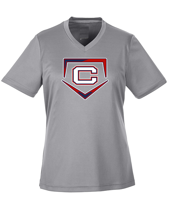 St. Lucie West Centennial HS Baseball Plate - Womens Performance Shirt