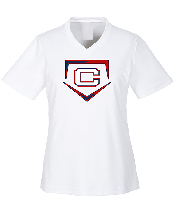 St. Lucie West Centennial HS Baseball Plate - Womens Performance Shirt
