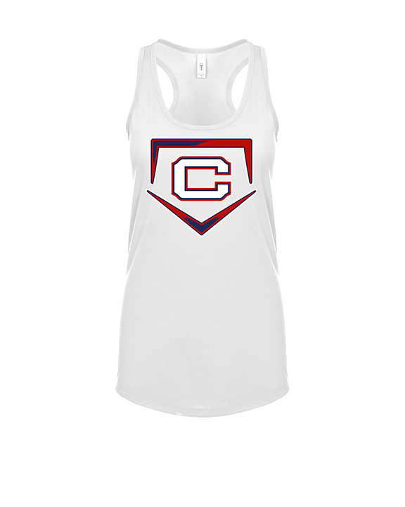 St. Lucie West Centennial HS Baseball Plate - Womens Tank Top