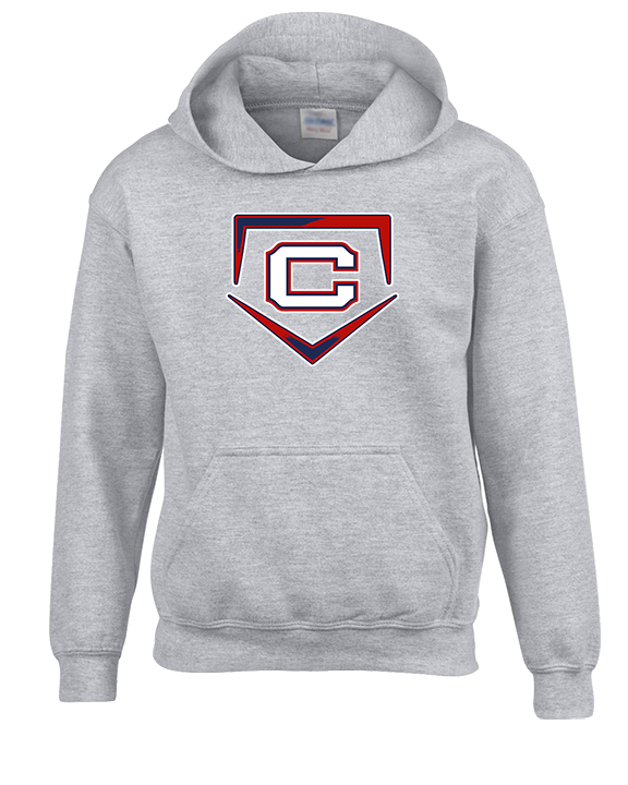 St. Lucie West Centennial HS Baseball Plate - Youth Hoodie
