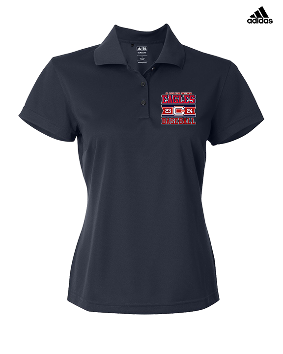 St. Lucie West Centennial HS Baseball Stamp - Adidas Womens Polo