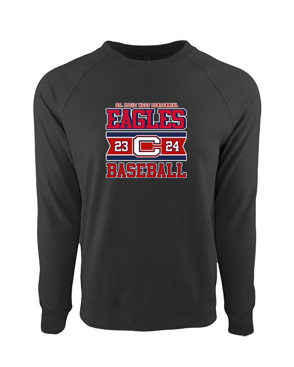 St. Lucie West Centennial HS Baseball Stamp - Crewneck Sweatshirt
