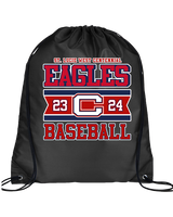 St. Lucie West Centennial HS Baseball Stamp - Drawstring Bag