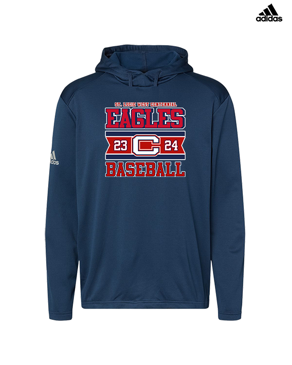 St. Lucie West Centennial HS Baseball Stamp - Mens Adidas Hoodie