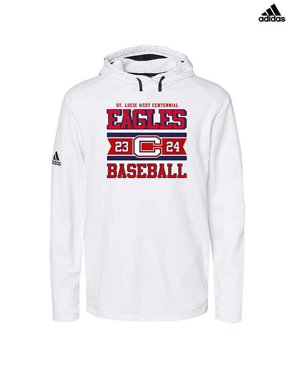 St. Lucie West Centennial HS Baseball Stamp - Mens Adidas Hoodie