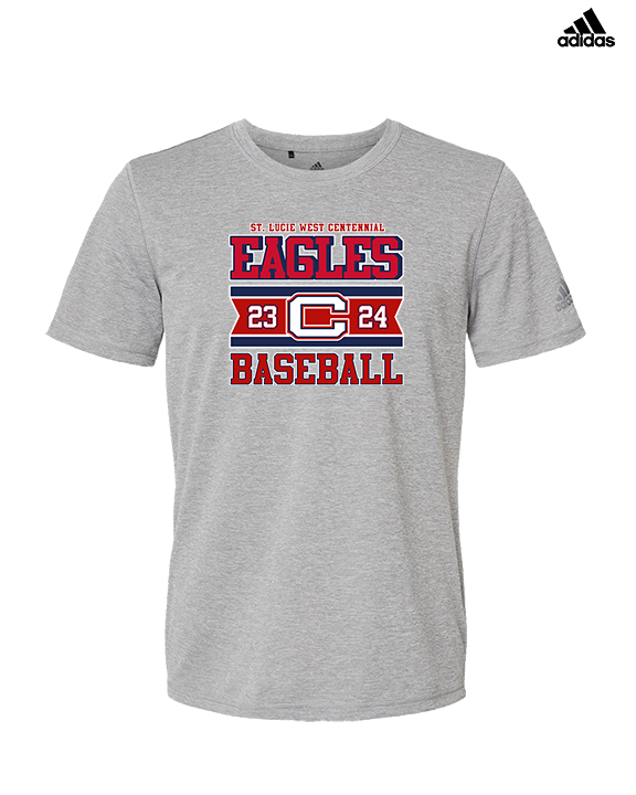 St. Lucie West Centennial HS Baseball Stamp - Mens Adidas Performance Shirt