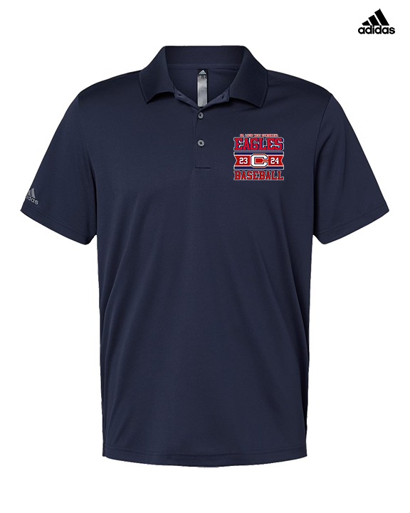 St. Lucie West Centennial HS Baseball Stamp - Mens Adidas Polo