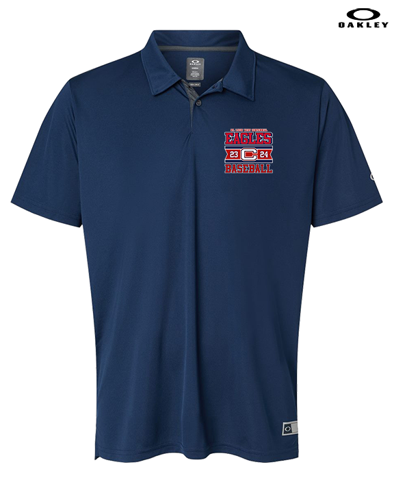 St. Lucie West Centennial HS Baseball Stamp - Mens Oakley Polo