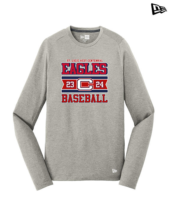 St. Lucie West Centennial HS Baseball Stamp - New Era Performance Long Sleeve