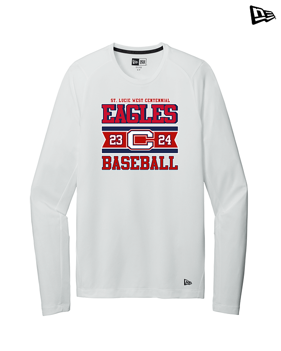 St. Lucie West Centennial HS Baseball Stamp - New Era Performance Long Sleeve