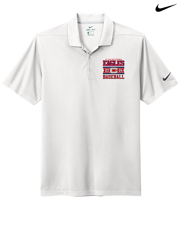 St. Lucie West Centennial HS Baseball Stamp - Nike Polo