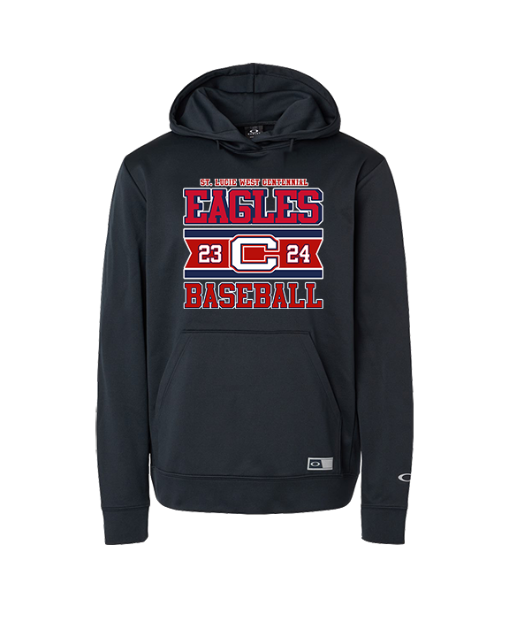 St. Lucie West Centennial HS Baseball Stamp - Oakley Performance Hoodie