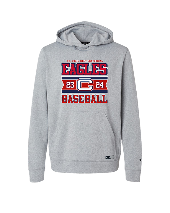 St. Lucie West Centennial HS Baseball Stamp - Oakley Performance Hoodie