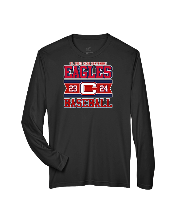 St. Lucie West Centennial HS Baseball Stamp - Performance Longsleeve