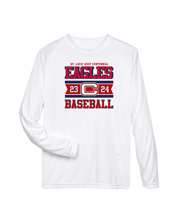 St. Lucie West Centennial HS Baseball Stamp - Performance Longsleeve