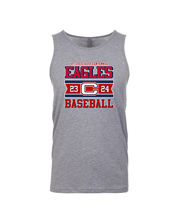 St. Lucie West Centennial HS Baseball Stamp - Tank Top