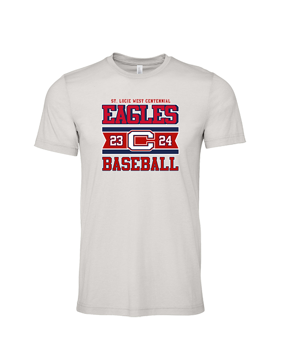 St. Lucie West Centennial HS Baseball Stamp - Tri-Blend Shirt