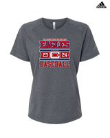 St. Lucie West Centennial HS Baseball Stamp - Womens Adidas Performance Shirt