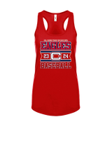 St. Lucie West Centennial HS Baseball Stamp - Womens Tank Top