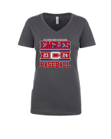St. Lucie West Centennial HS Baseball Stamp - Womens Vneck