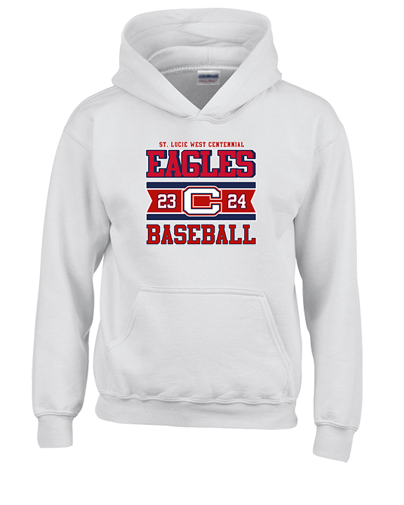 St. Lucie West Centennial HS Baseball Stamp - Youth Hoodie