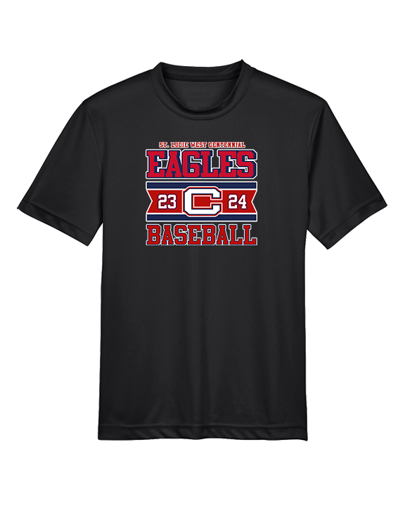 St. Lucie West Centennial HS Baseball Stamp - Youth Performance Shirt
