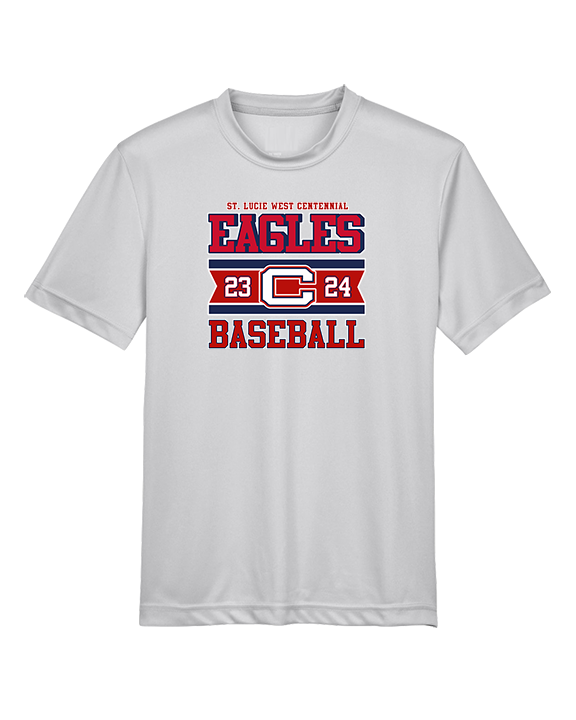 St. Lucie West Centennial HS Baseball Stamp - Youth Performance Shirt