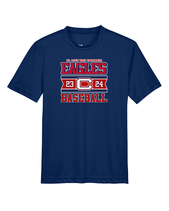 St. Lucie West Centennial HS Baseball Stamp - Youth Performance Shirt