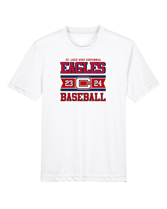 St. Lucie West Centennial HS Baseball Stamp - Youth Performance Shirt