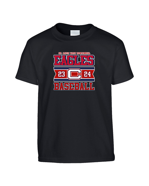 St. Lucie West Centennial HS Baseball Stamp - Youth Shirt