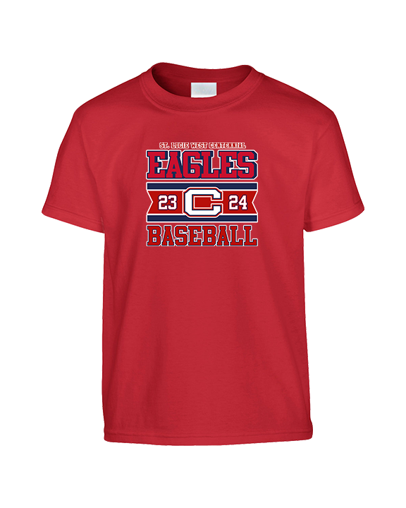 St. Lucie West Centennial HS Baseball Stamp - Youth Shirt