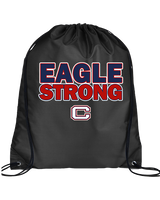 St. Lucie West Centennial HS Baseball Strong - Drawstring Bag