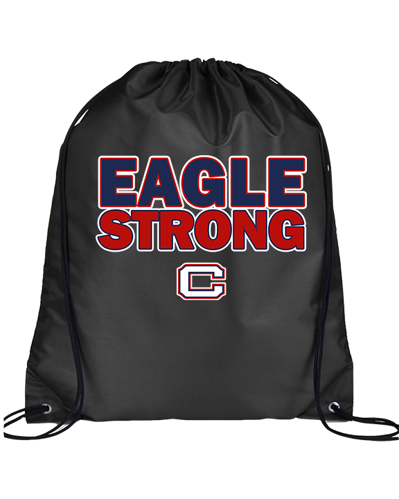 St. Lucie West Centennial HS Baseball Strong - Drawstring Bag