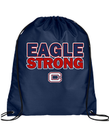 St. Lucie West Centennial HS Baseball Strong - Drawstring Bag