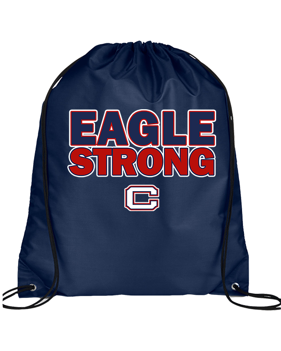 St. Lucie West Centennial HS Baseball Strong - Drawstring Bag