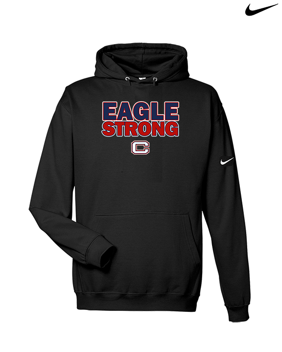 St. Lucie West Centennial HS Baseball Strong - Nike Club Fleece Hoodie
