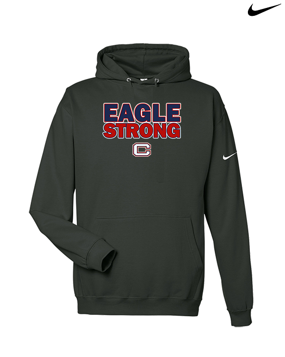 St. Lucie West Centennial HS Baseball Strong - Nike Club Fleece Hoodie