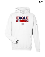 St. Lucie West Centennial HS Baseball Strong - Nike Club Fleece Hoodie