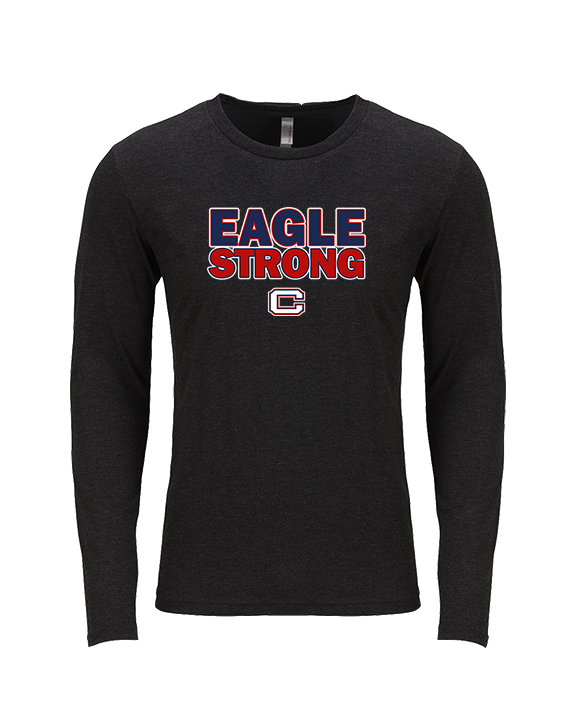 St. Lucie West Centennial HS Baseball Strong - Tri-Blend Long Sleeve
