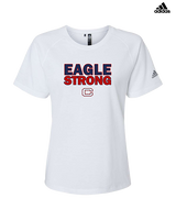 St. Lucie West Centennial HS Baseball Strong - Womens Adidas Performance Shirt