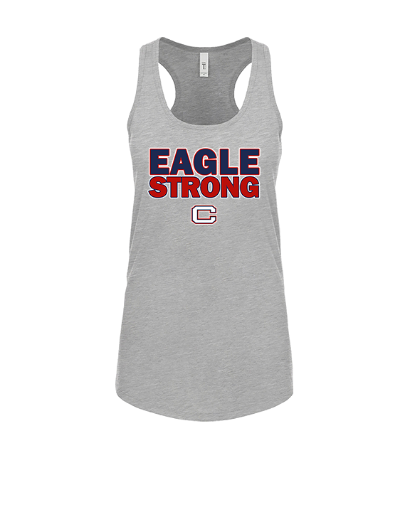 St. Lucie West Centennial HS Baseball Strong - Womens Tank Top