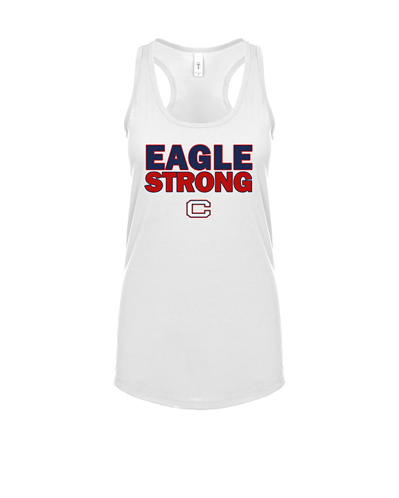 St. Lucie West Centennial HS Baseball Strong - Womens Tank Top