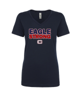 St. Lucie West Centennial HS Baseball Strong - Womens Vneck