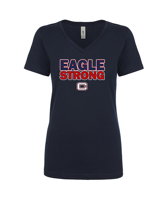 St. Lucie West Centennial HS Baseball Strong - Womens Vneck