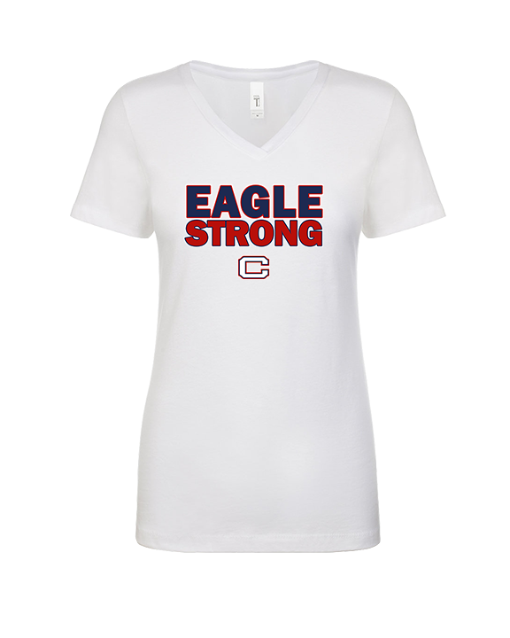 St. Lucie West Centennial HS Baseball Strong - Womens Vneck