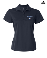 St. Lucie West Centennial HS Football Block - Adidas Womens Polo