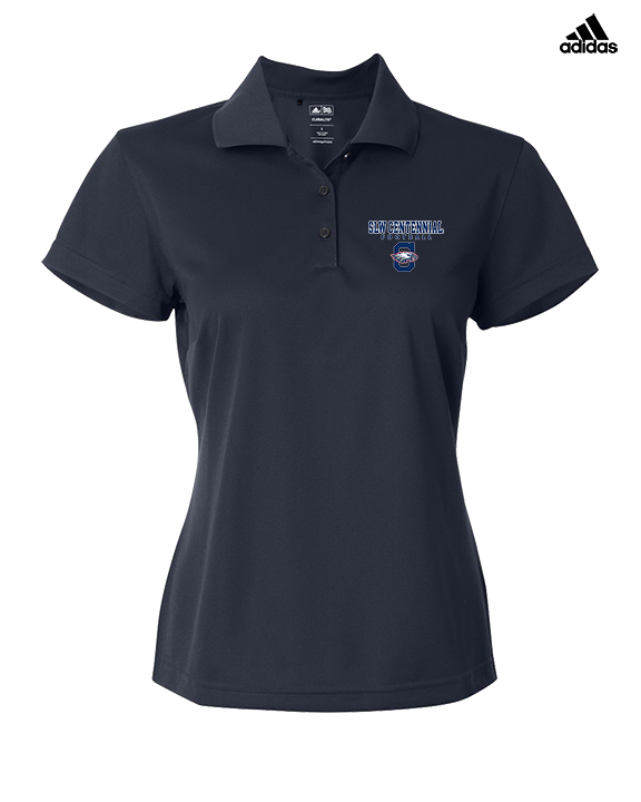 St. Lucie West Centennial HS Football Block - Adidas Womens Polo